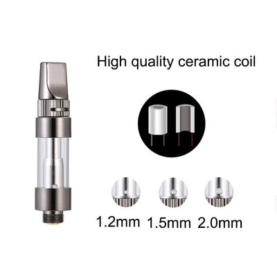 NICKVI Ceramic Round Tip Electronic Vape Pen Cartridges Heavy Metal Free